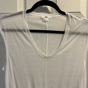 White Helmut Lang muscle tank